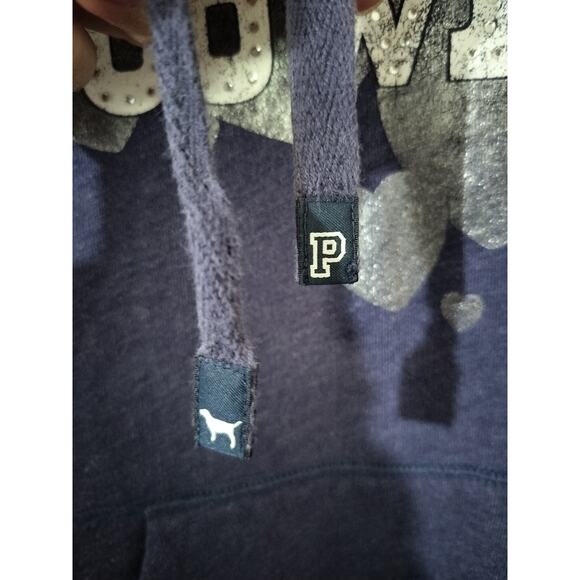 3511) PINK Victoria's Secret NFL Collection Dallas Cowboys Hoodie Bling Medium - Picture 6 of 7